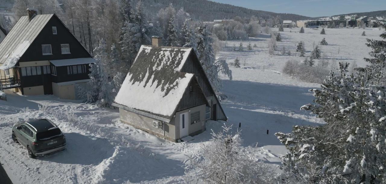 Chaloupka Na Vrsku Villa Loučná pod Klínovcem Dış mekan fotoğraf
