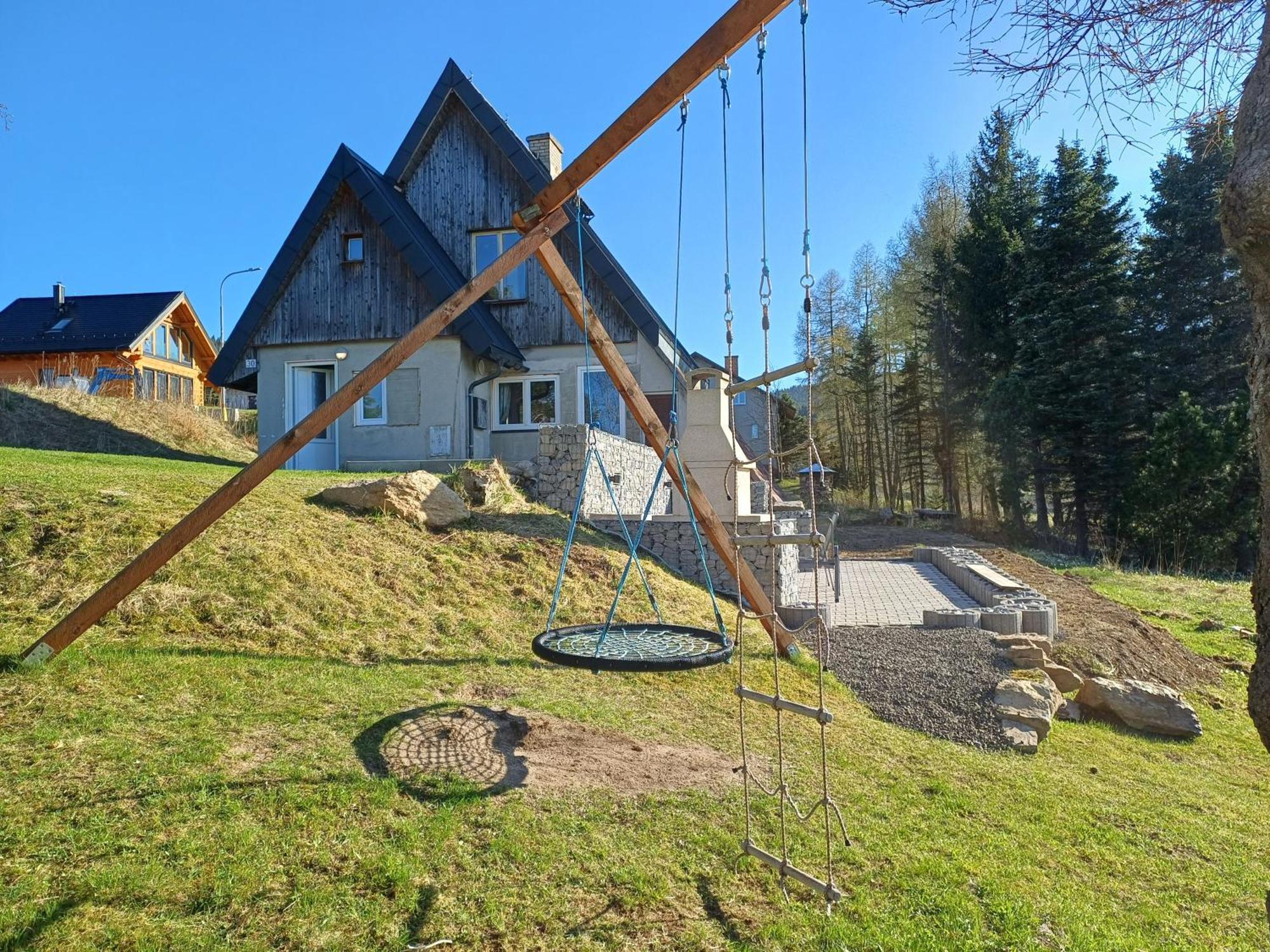 Chaloupka Na Vrsku Villa Loučná pod Klínovcem Dış mekan fotoğraf